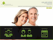 Tablet Screenshot of ivydentalspecialists.com